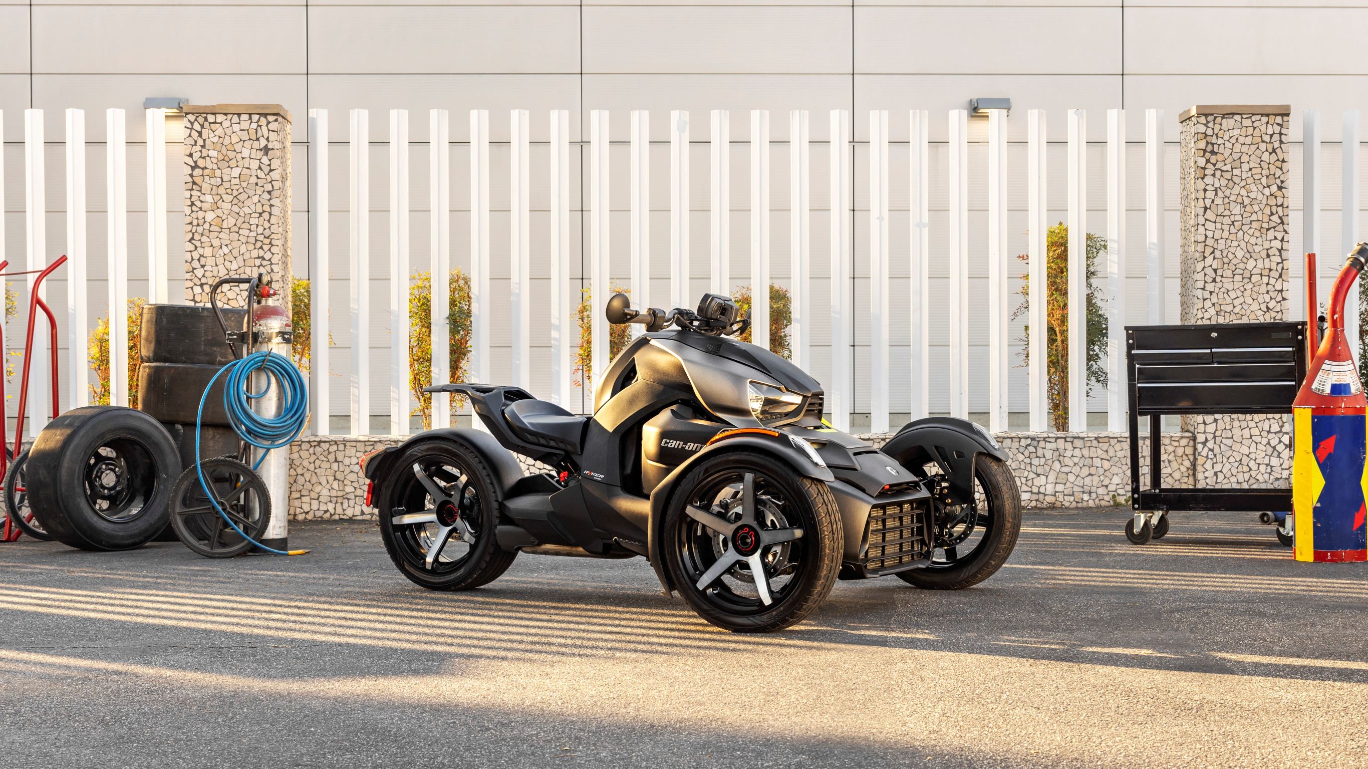 Can-Am Ryker Sport parked on the street