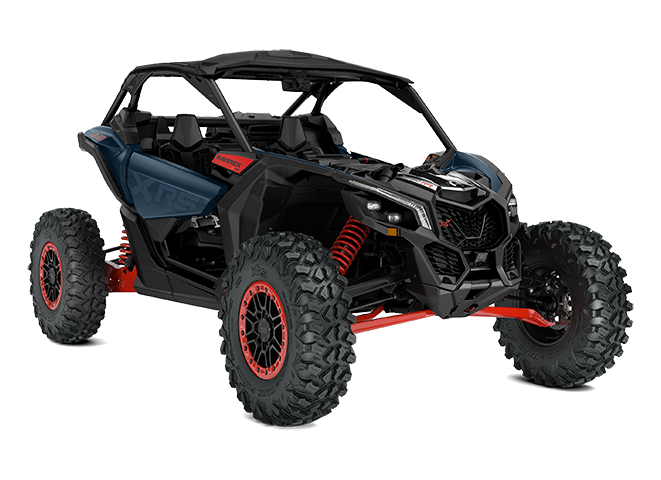Maverick X3 X rs Turbo RR Dusty Navy package shown.