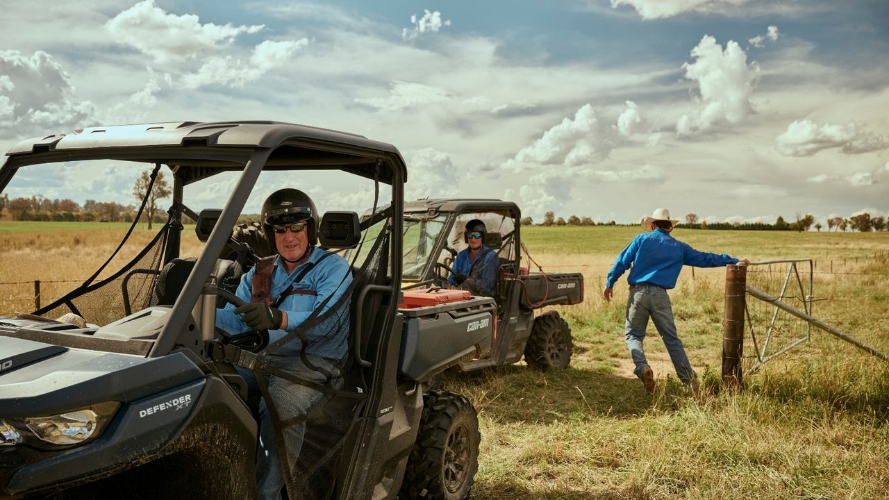 Guy Lord driving a Can-AM Defender