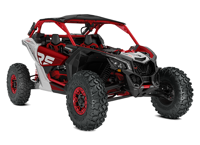 Maverick X RS met Smart-Shox pakket getoond