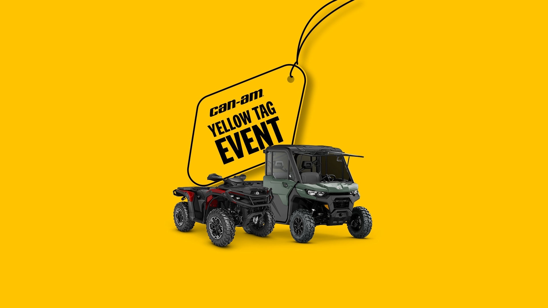 Riders driving Can-Am rides