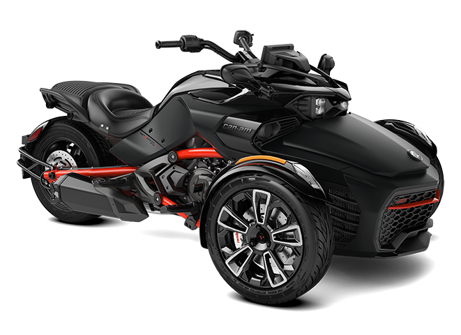 Black Can-Am Spyder F3 3D model	