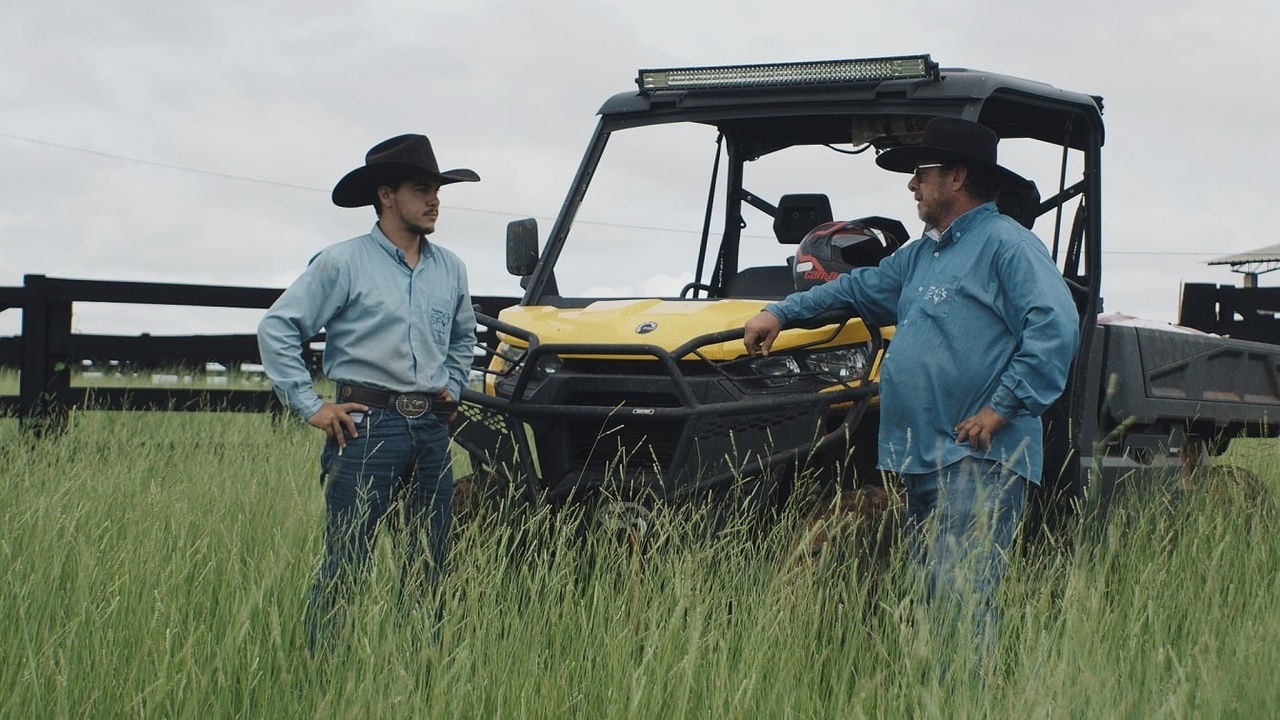 Sergio e Junior juntos com seu Can-Am Defender