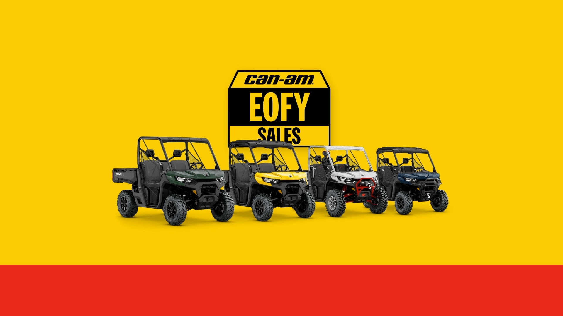 Can-Am End of Financial Year sales event.