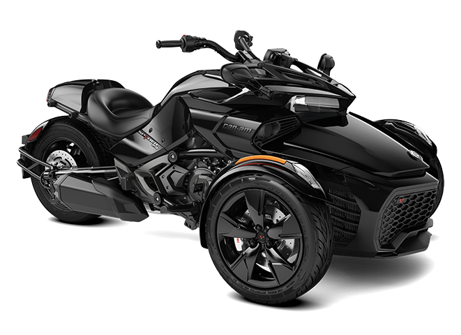 Black Can-Am Spyder F3 3D model	