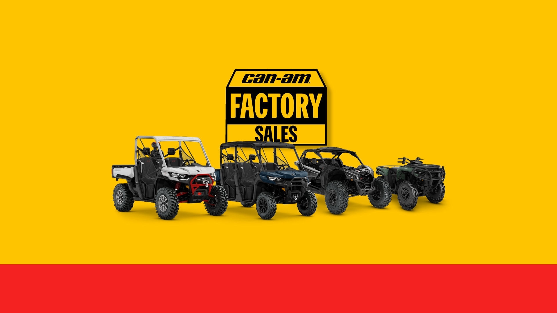 Can-Am Factory Sales Event