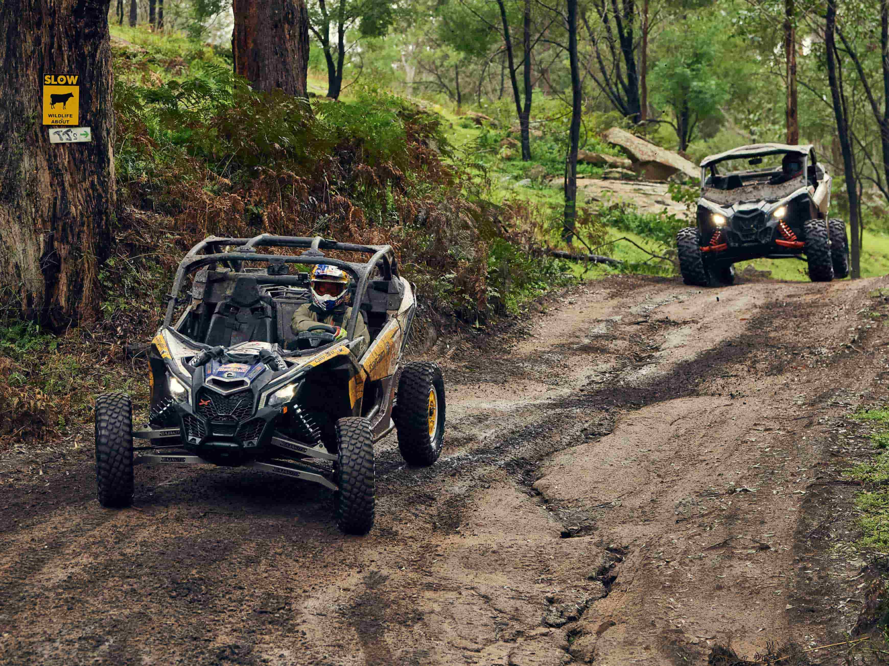 Can-Am Maverick X3 in the wood