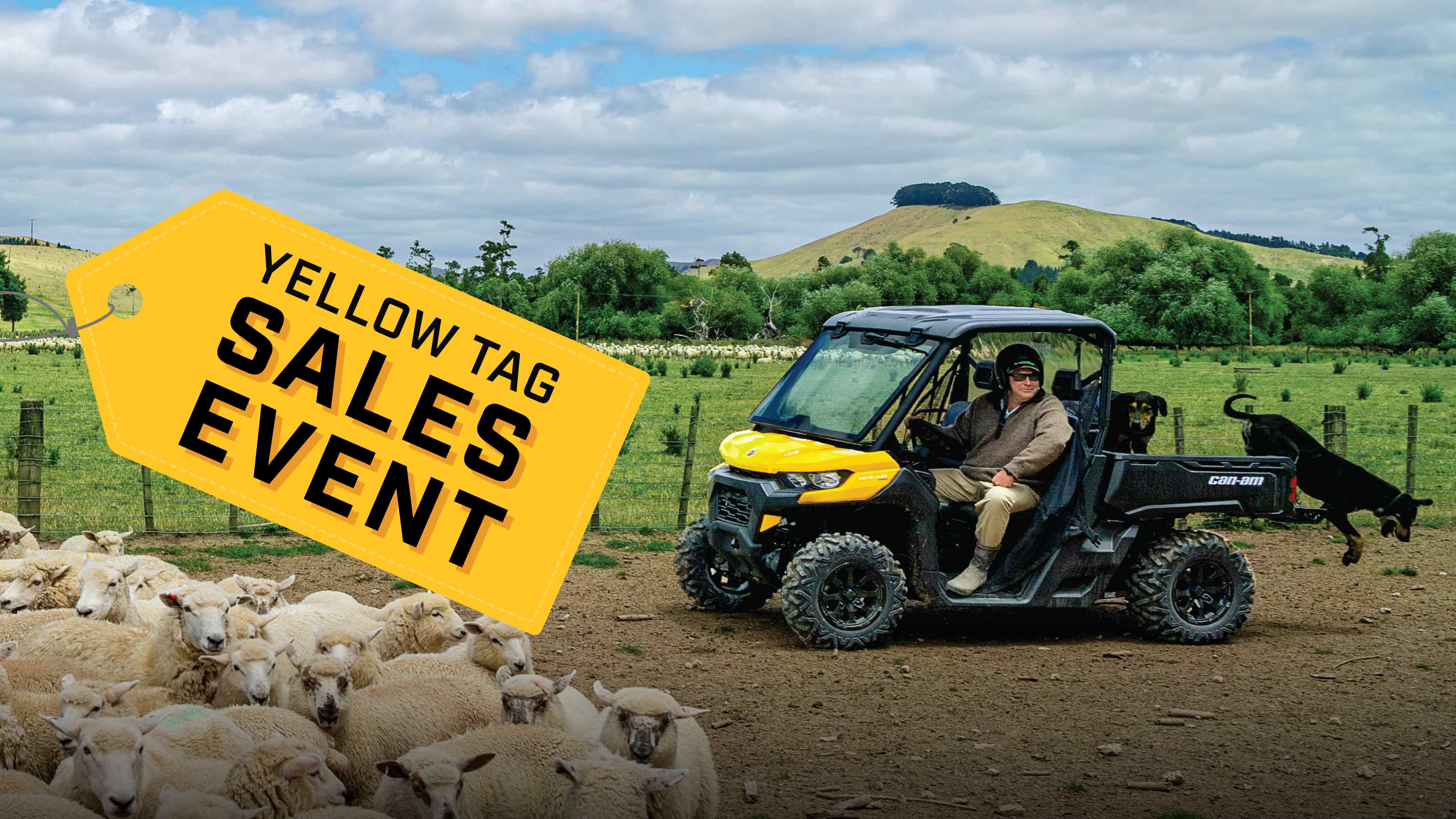 Can-Am Yellow Tag Defender Sales Event