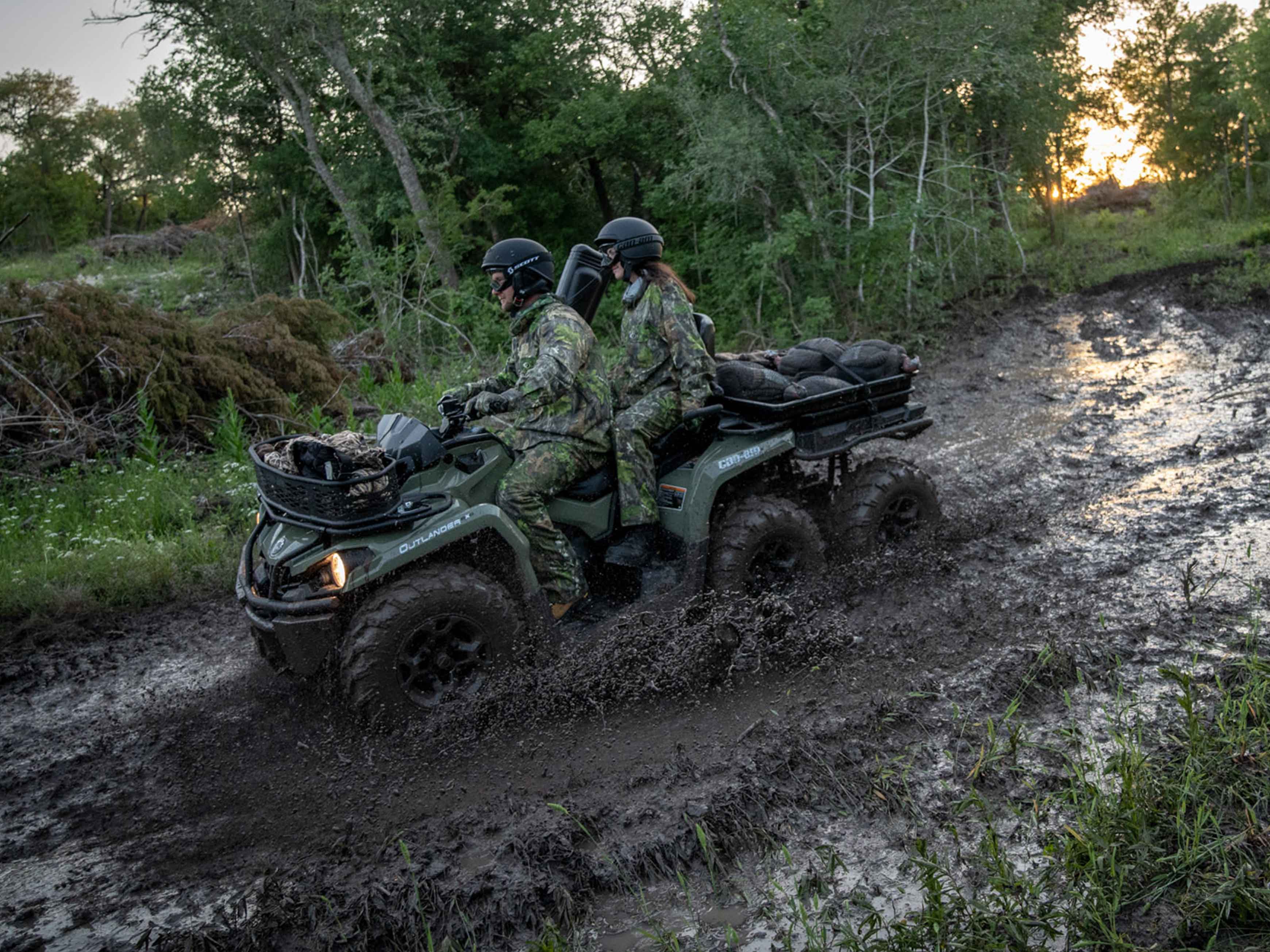 Outlander 6x6 MAX DPS in the mud