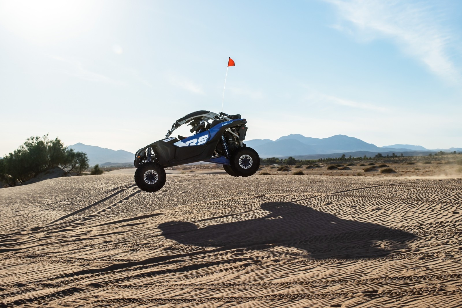 Can-Am Maverick Innovative suspension with leading travel and ground clearance