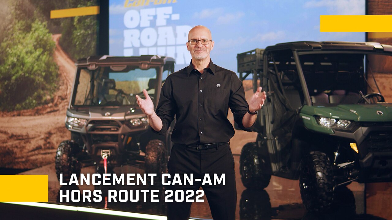 Lancement Can-Am Hors route 2022