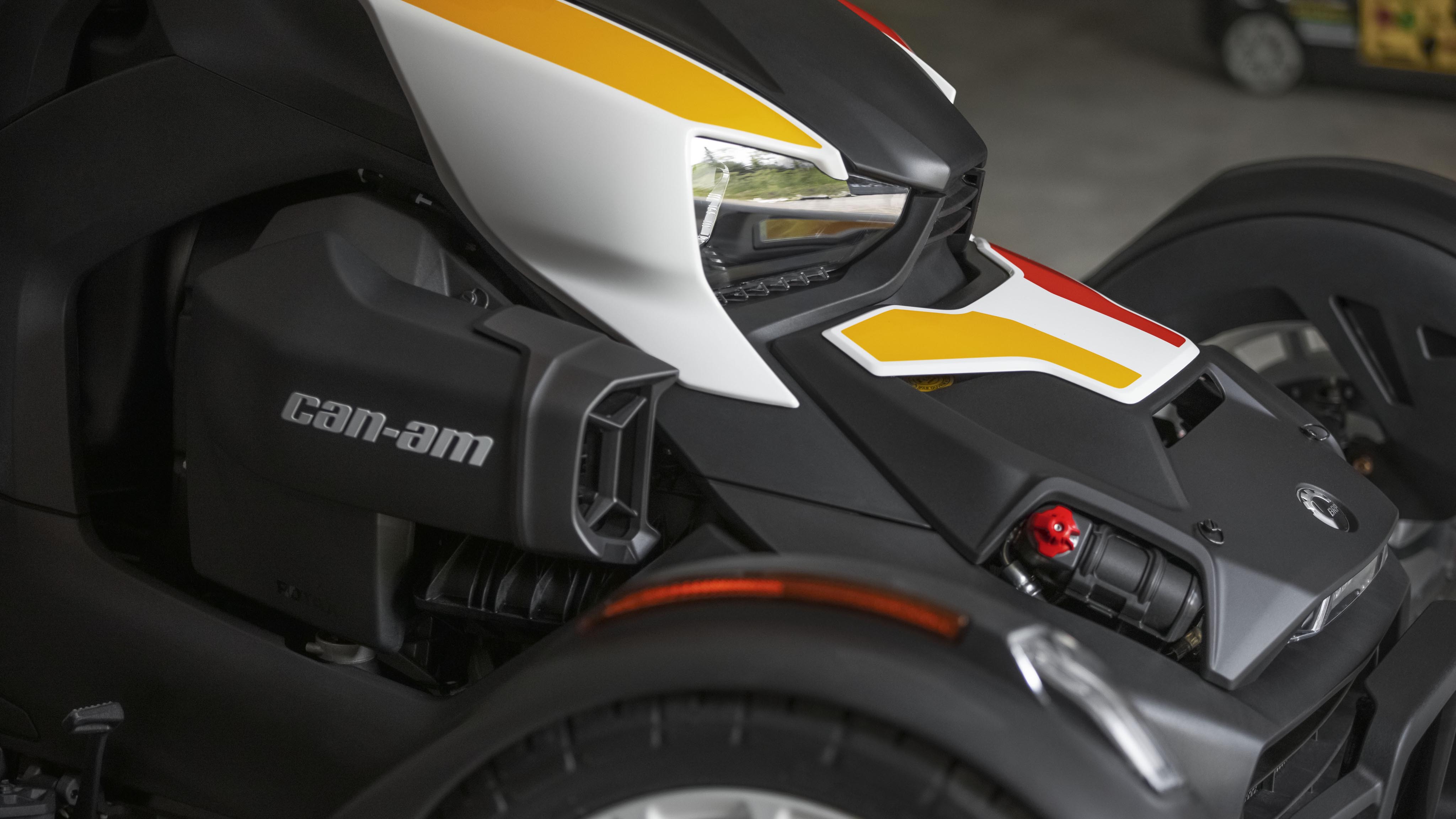 Close-up on a Can-Am Ryker