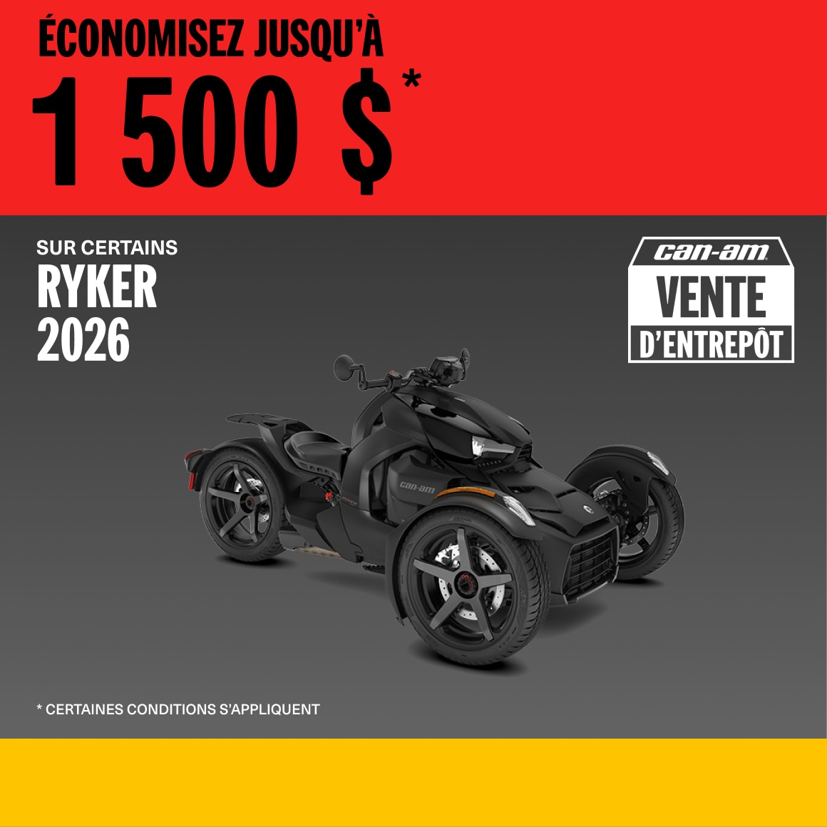 2026 Ryker Factory Sales