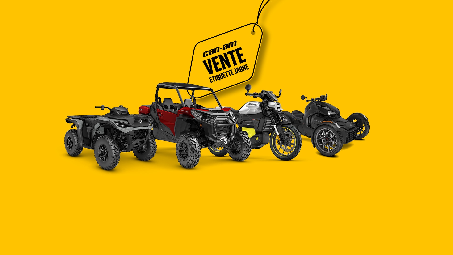 Vente Étiquette Jaune