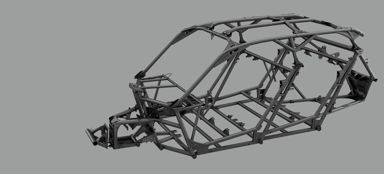 2018 can-am maverick x3 max x rs turbo r chassis