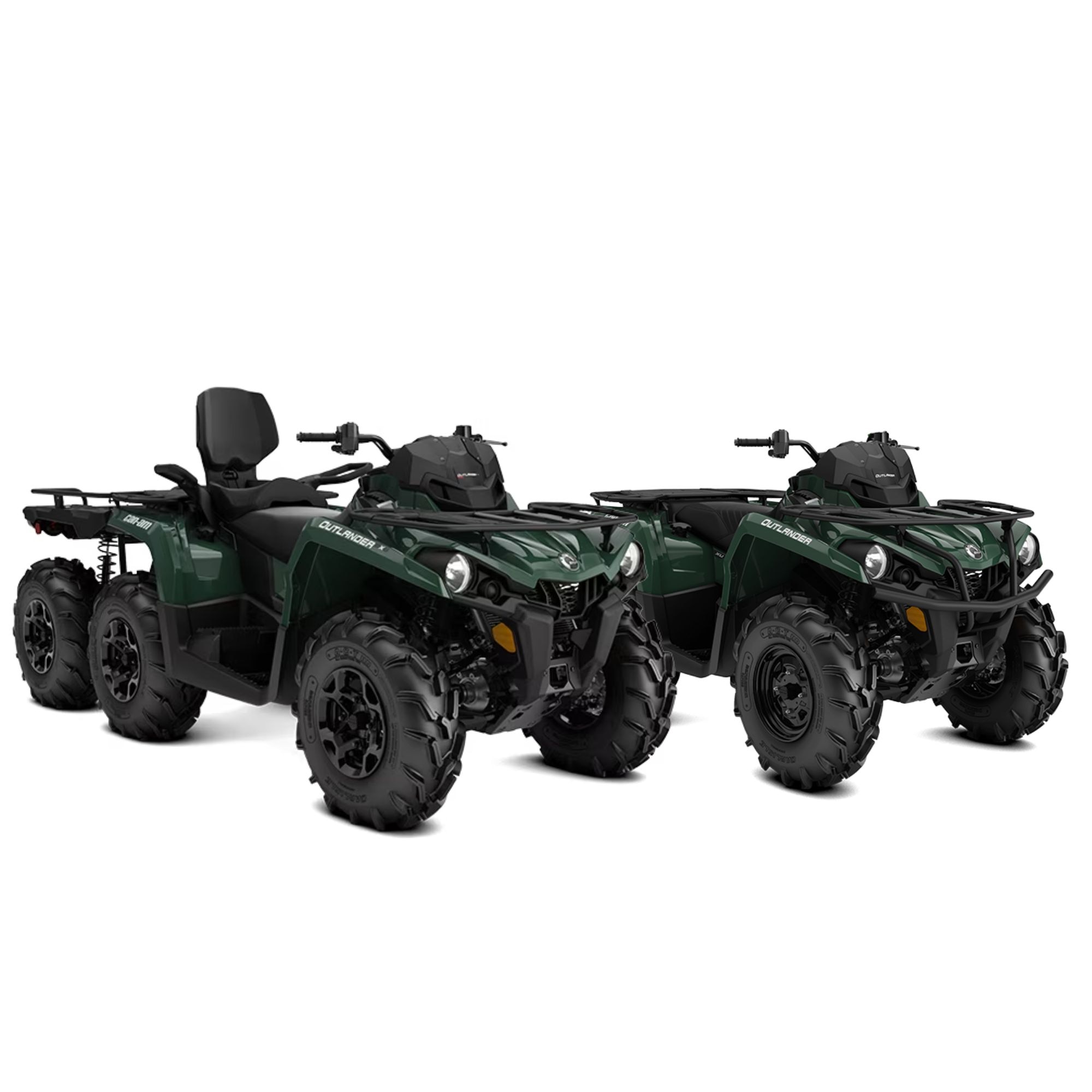 Two Can-Am Outlander 6x6 models.