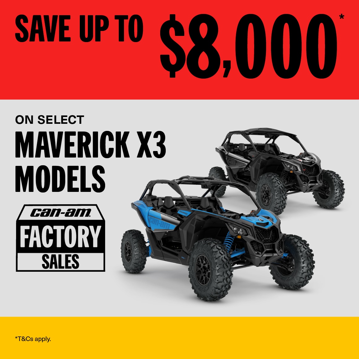 ORV-SSV-CY26-MY22-MAV-X3-DS-MY23-MAV-X3-X-XDS-Q2-Retail-Factory-Sales-Promo-Homepage-Digital-1160x1160-ENNZ