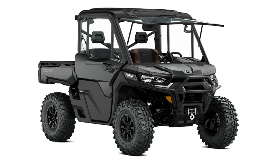 ORV-SSV-MY24-Can-Am-Defender-Limited-HD10-Stone-Gray-0008JRJ00-Studio-34FR-INTL-1100x650 - 1