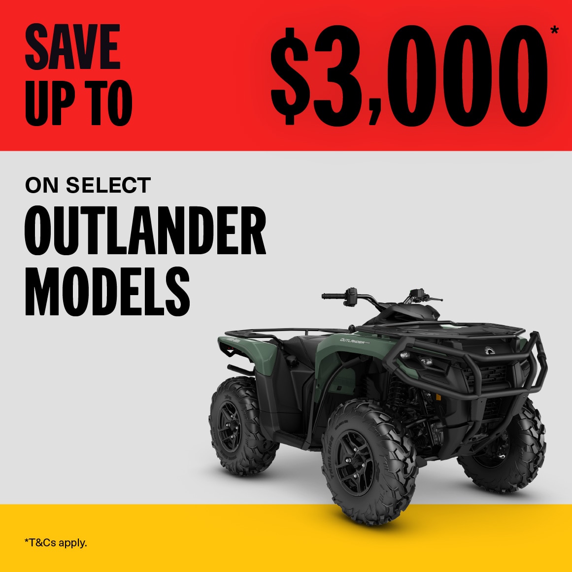 Can-am Outlander in Compass Green