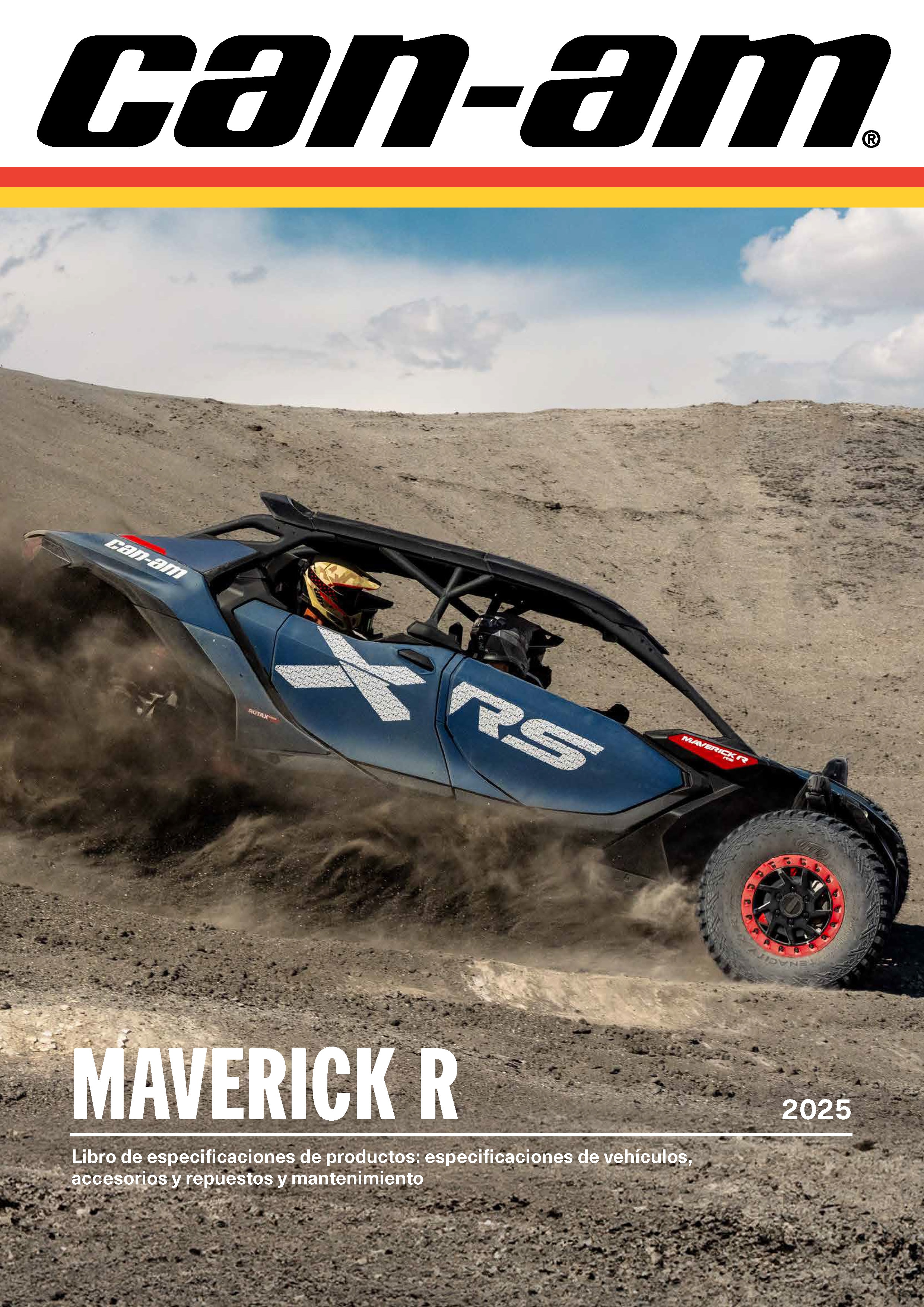 Libro de especificaciones de productos Maverick R 2025