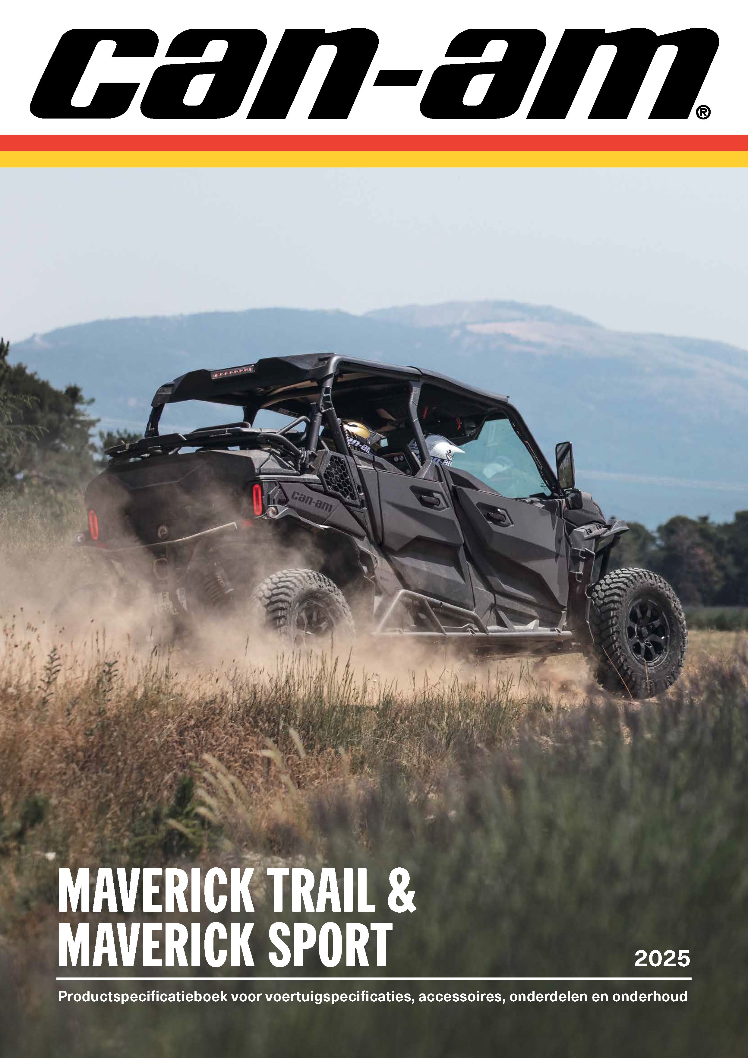 Productspecificatieboek Maverick Trail & Sport's 2025