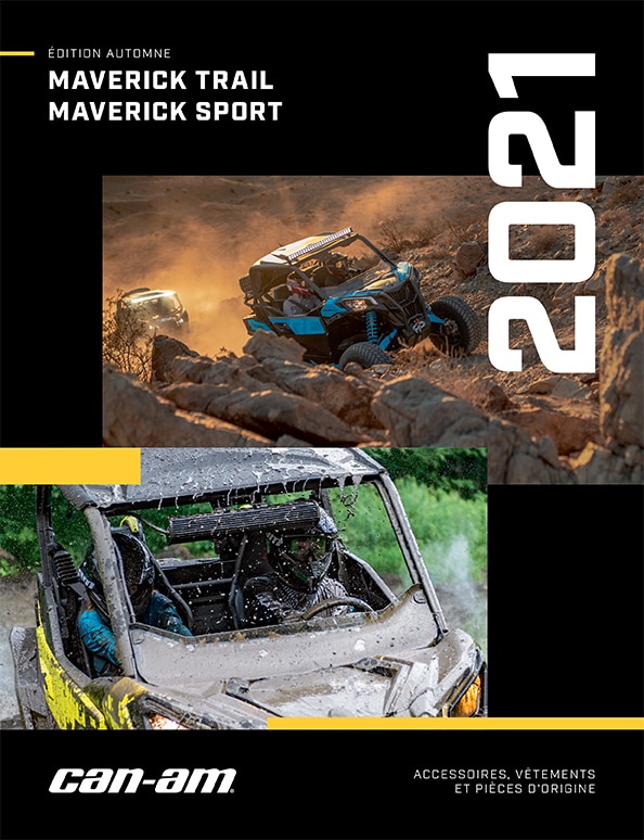 Catalogue d'accessoires des VCC Can-Am Maverick Trail et Maverick Sport 2021
