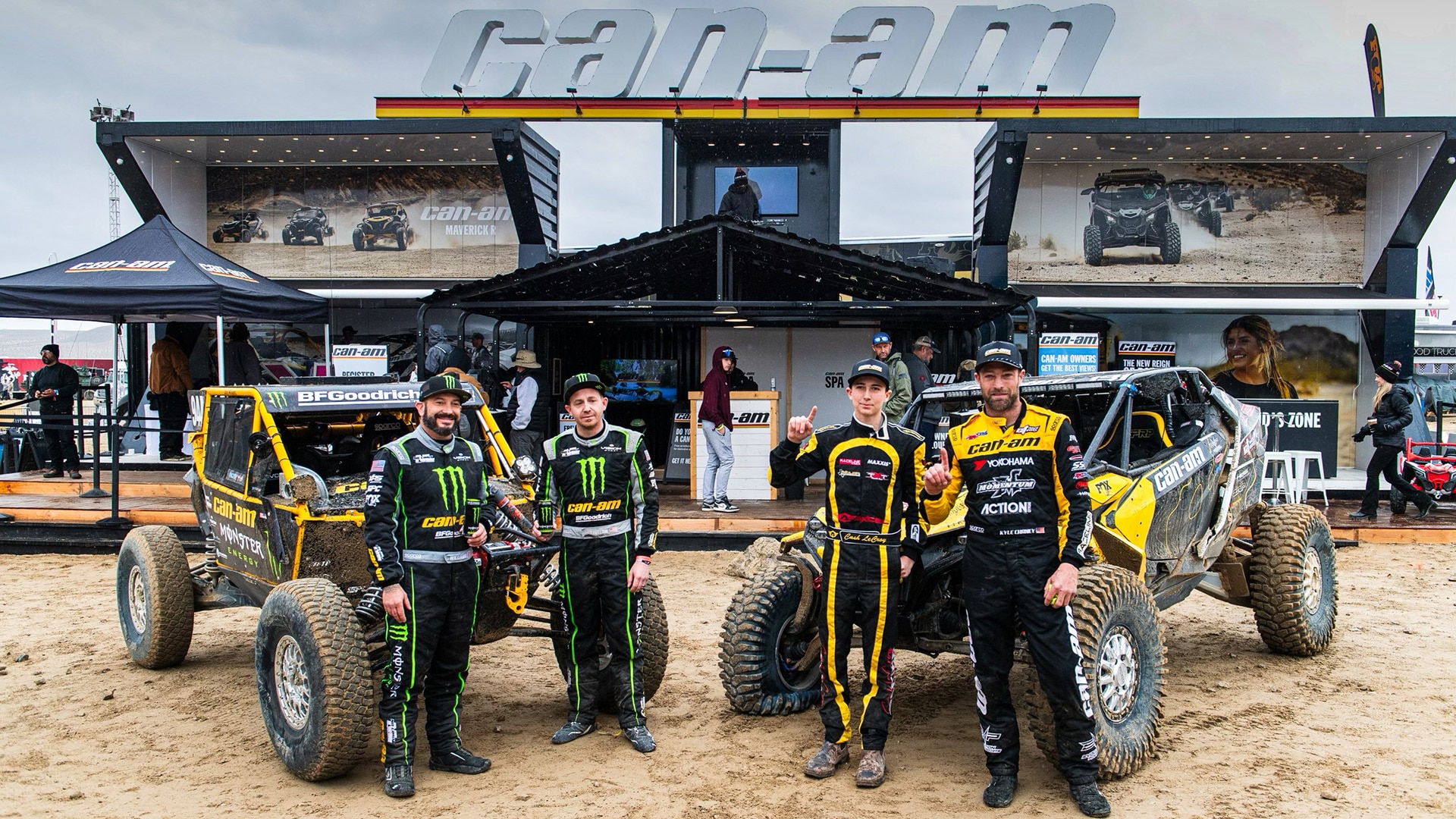 Can-Am racers celebrate their perfomance at KOH 2024