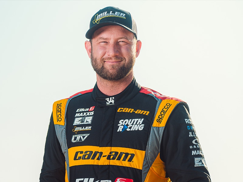 Hunter Miller, Can-Am driver for the Dakar rally