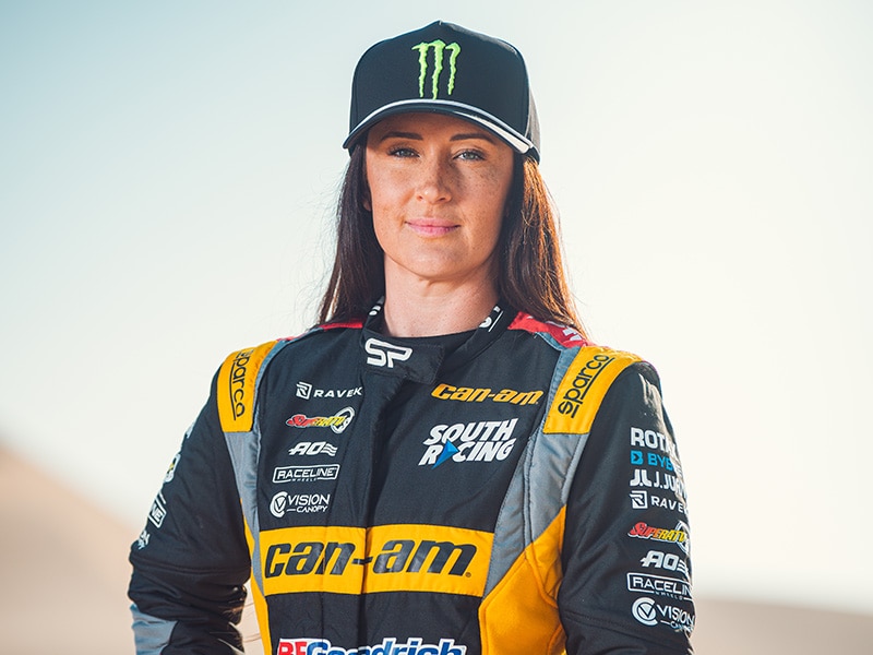 Sara Price, Can-Am driver for the Dakar rally