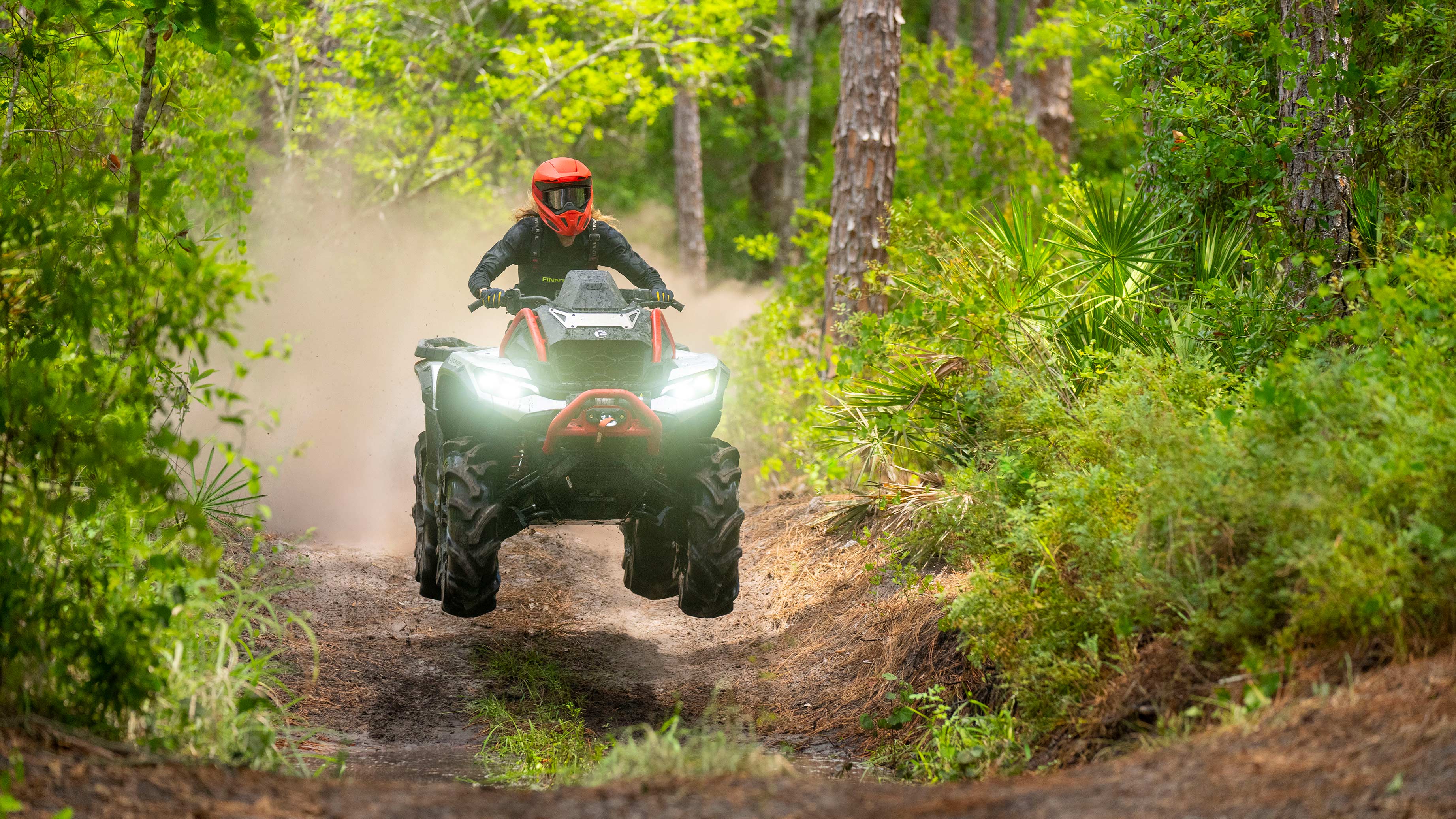 Aufhängung im Trail