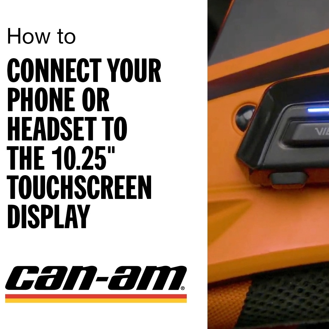 Phone pairing with 10,25" display 