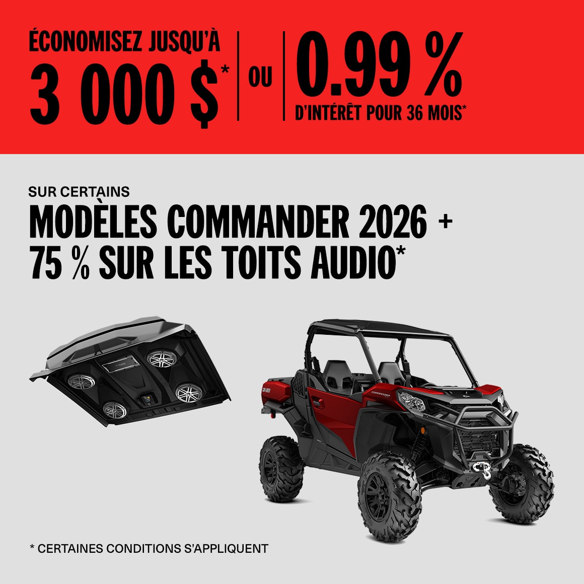 Can-Am Commander modèle