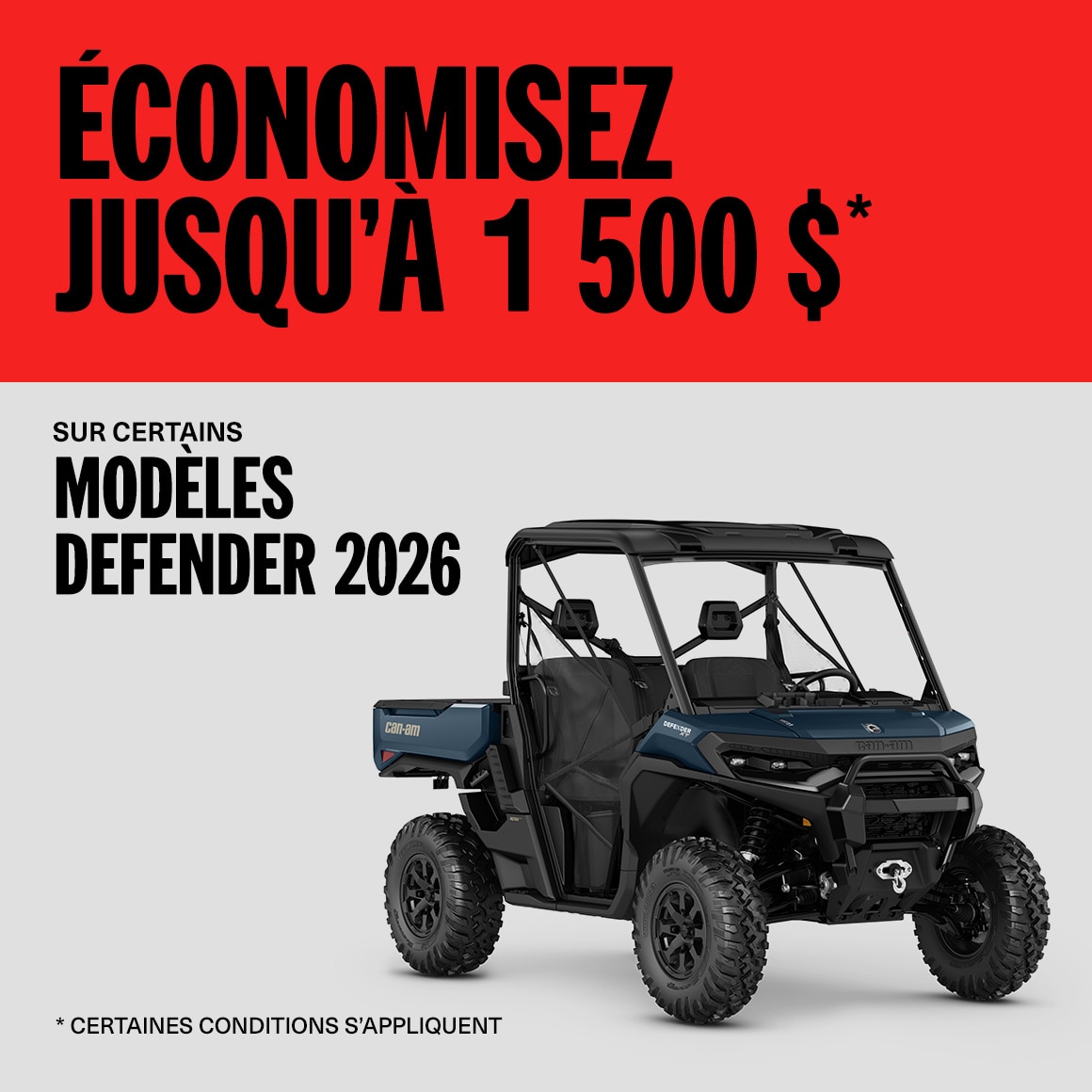Can-Am Defender modèle