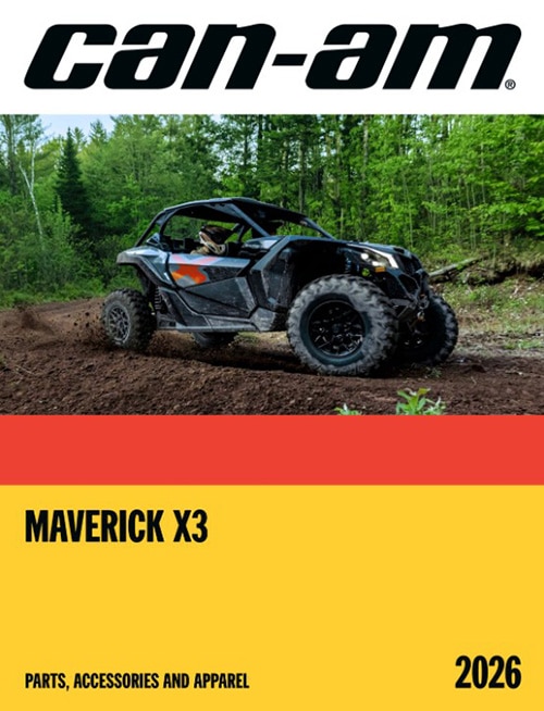 2026 Can-Am Maverick X3 Parts, Accesories and Apparel Catalog