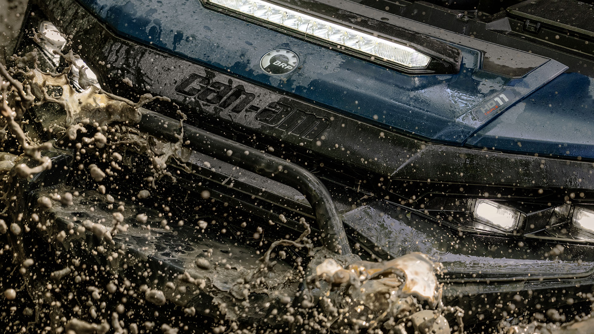 Front of the 2026 Can-Am Defender HD11 side-by-side