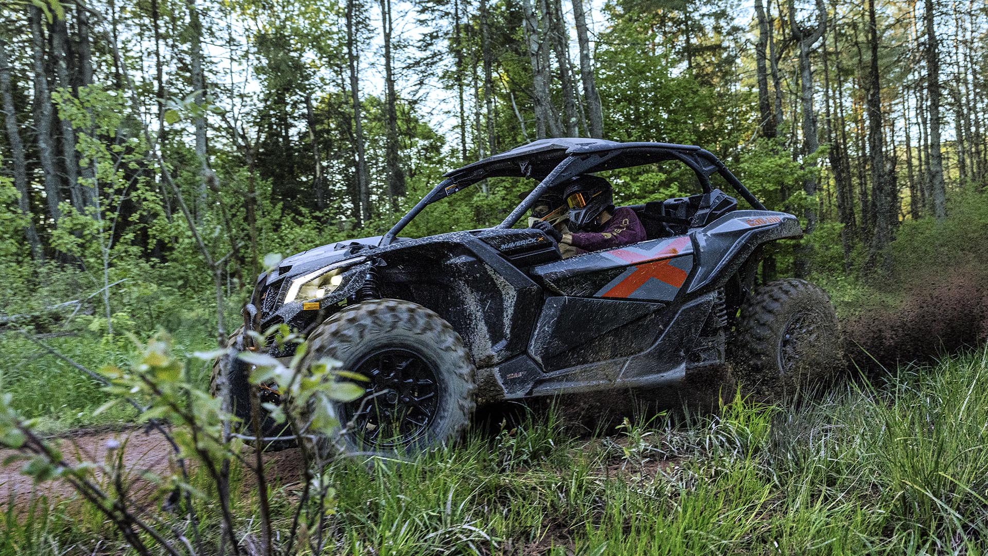 2026 Can-Am Maverick X3 X Turbo on a trail