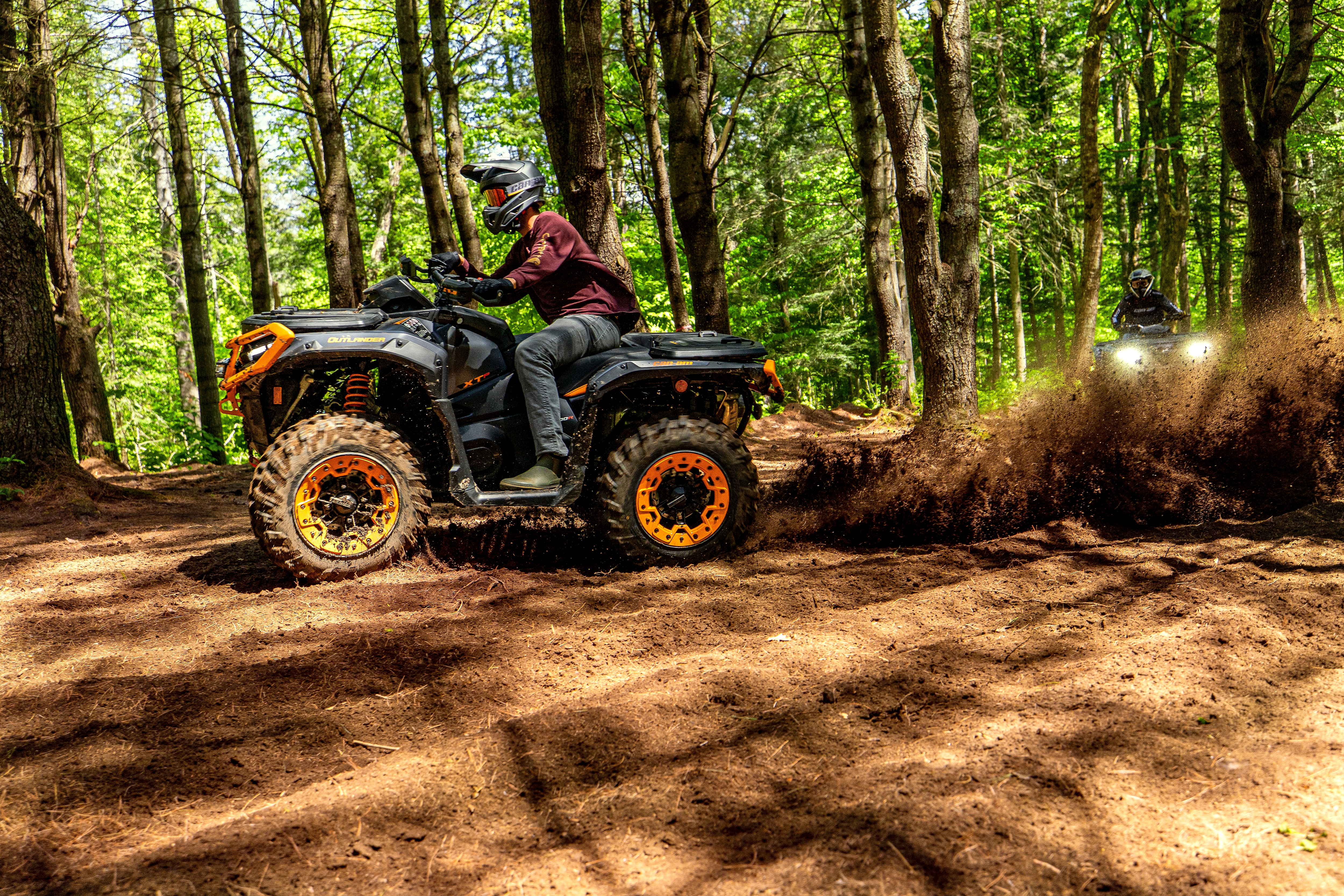 2026 Can-Am Outlander 1000R XT-P in the forest