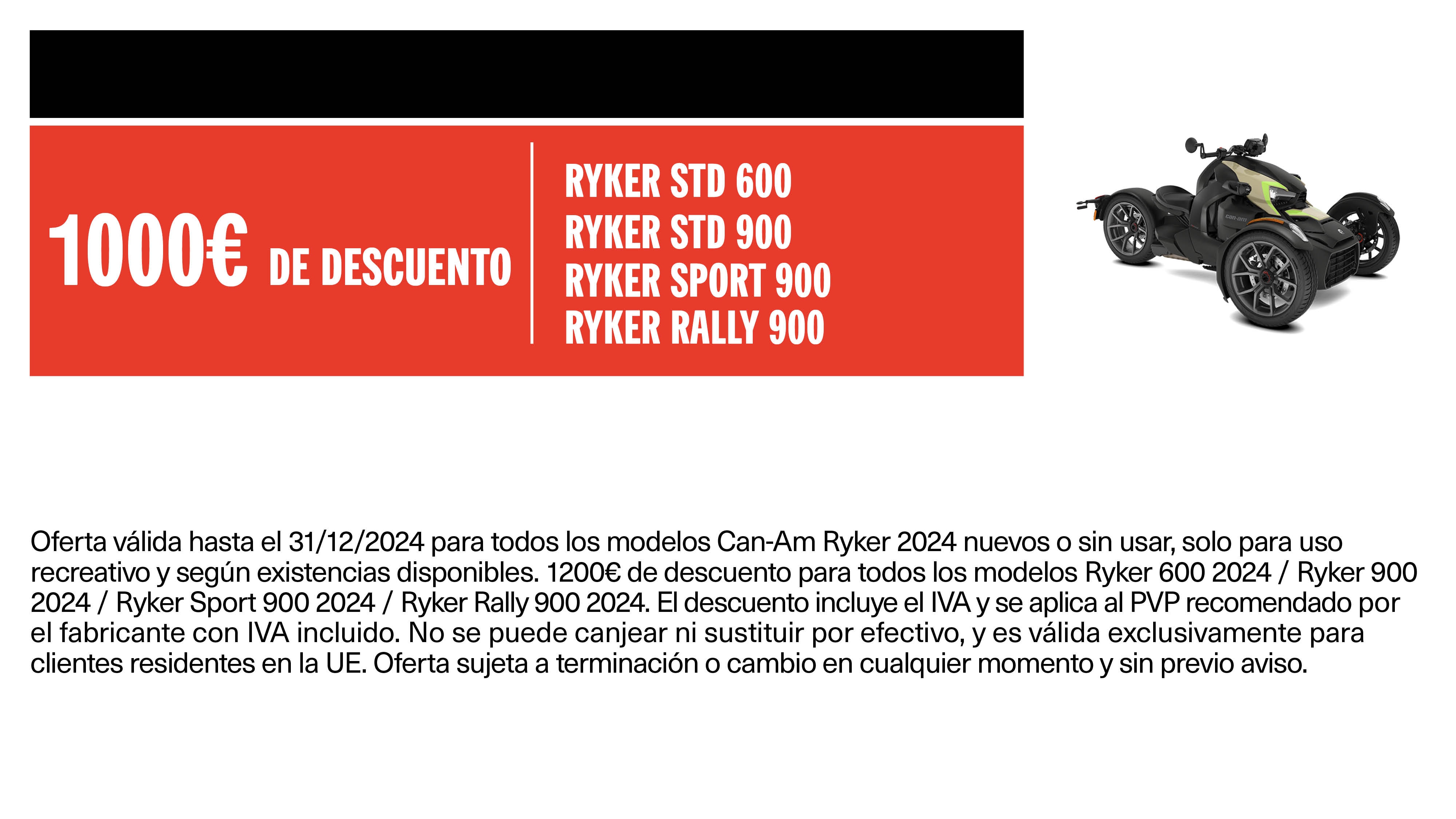 Can-Am Ryker 600 Base 2024