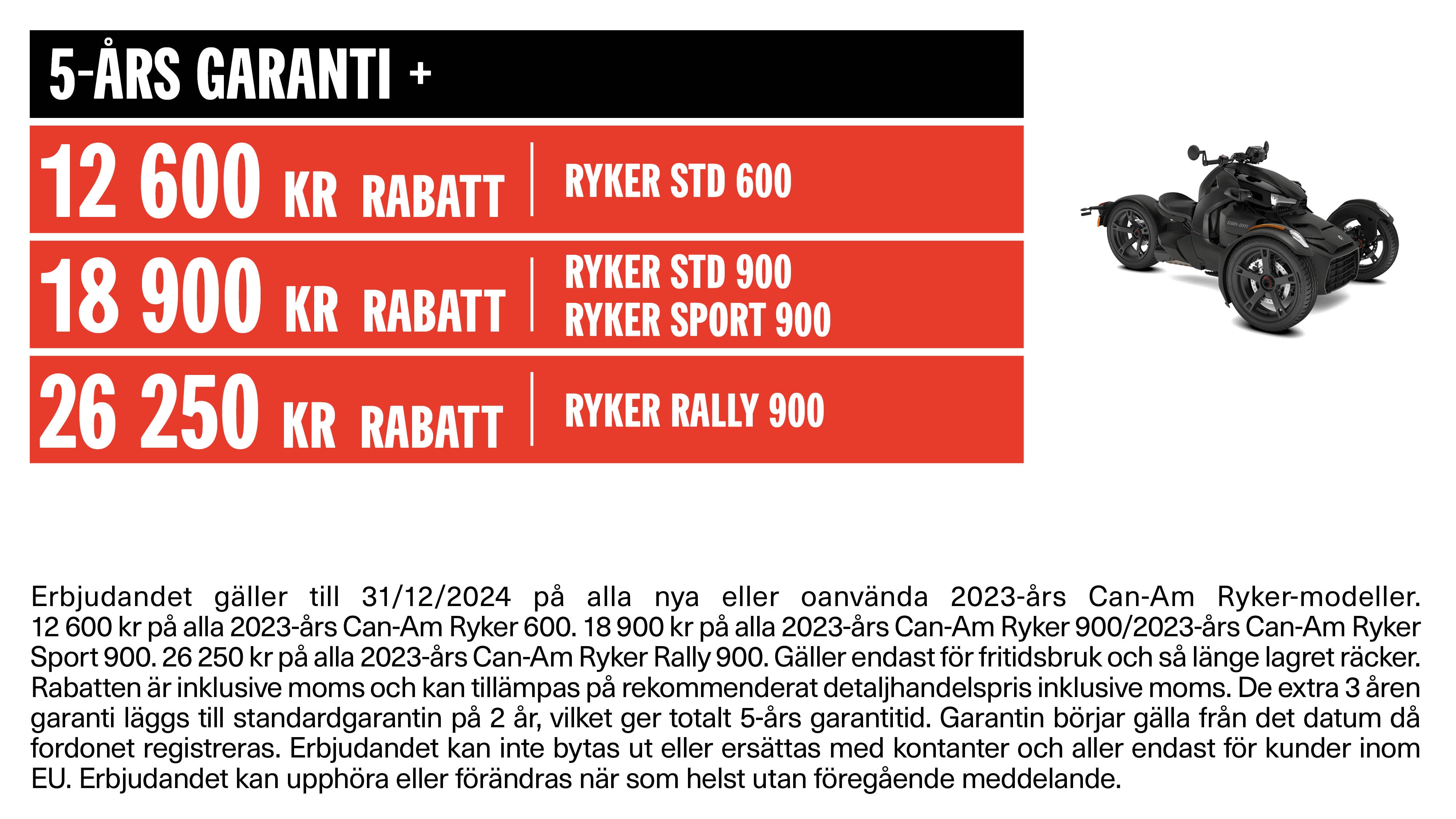 Can-Am Ryker 600 Base 2023