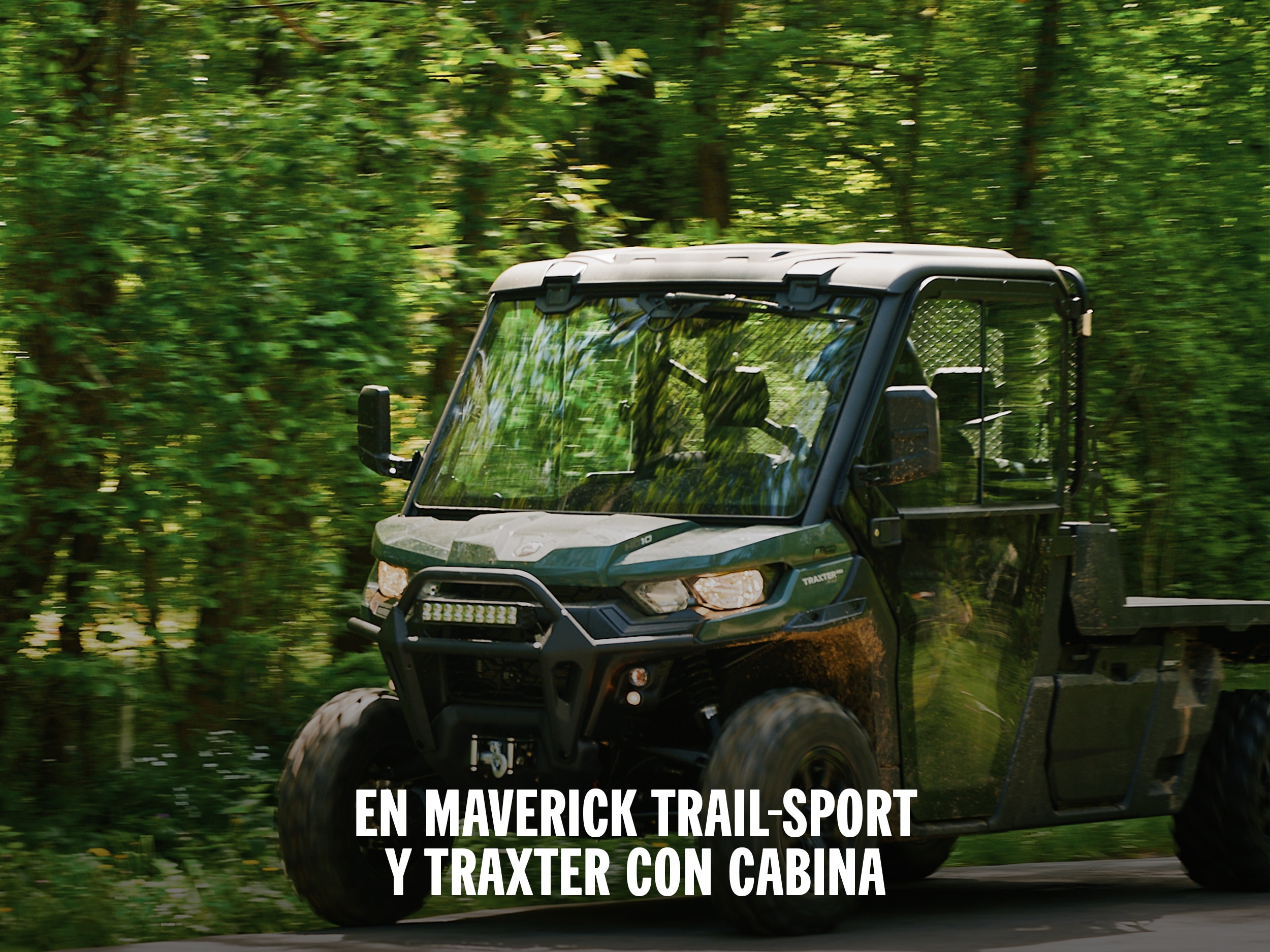 En Maverick Trail-Sport y Traxter con cabina