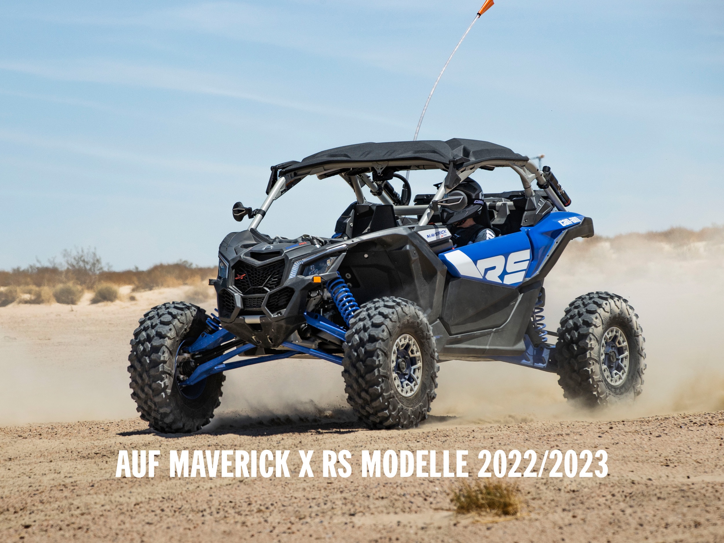 Can-Am Maverick X rs 2023 in der Wüste