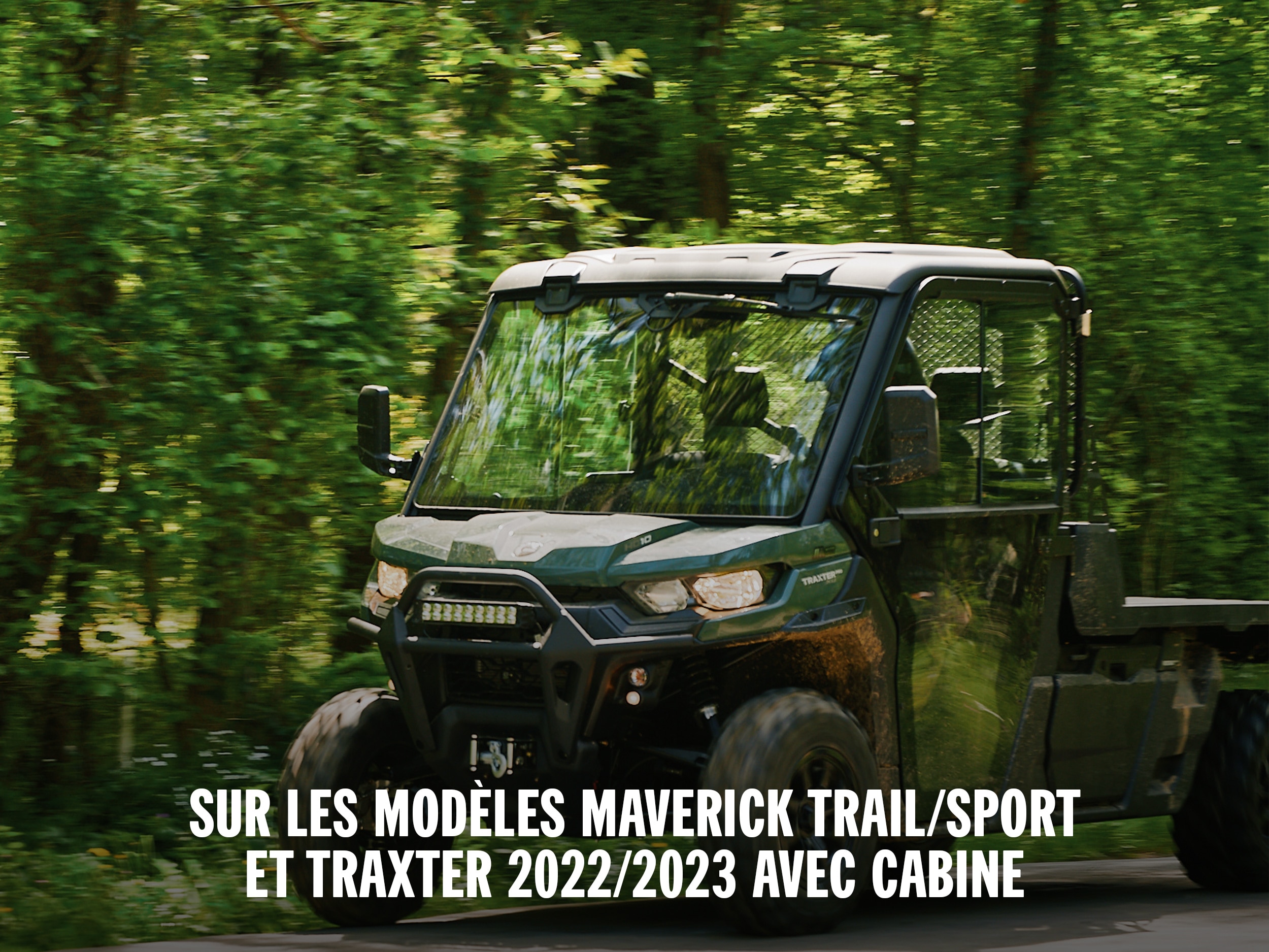 Can-Am Traxter 2023 avec cabine