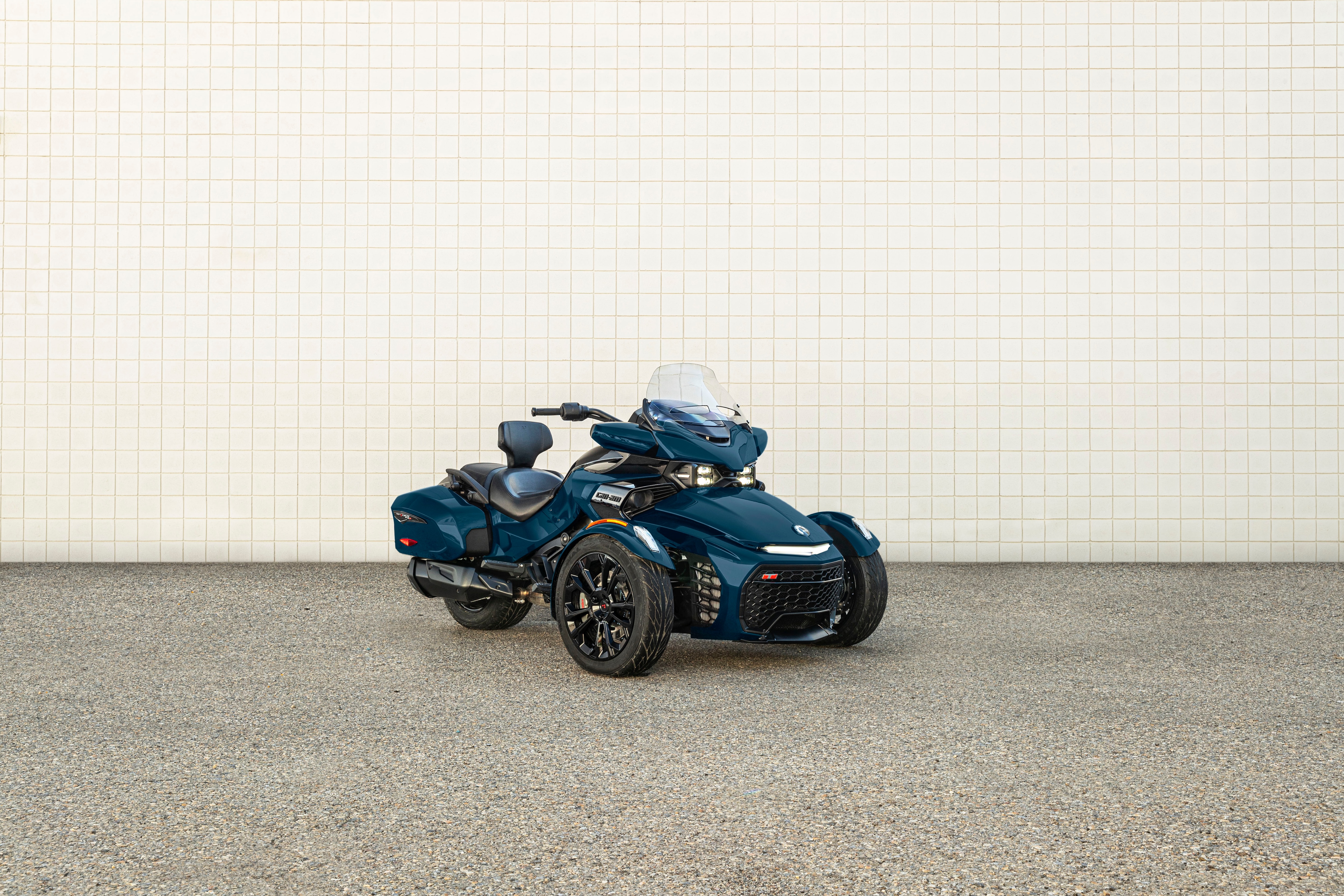 Side view of a Can-Am Spyder F3 T