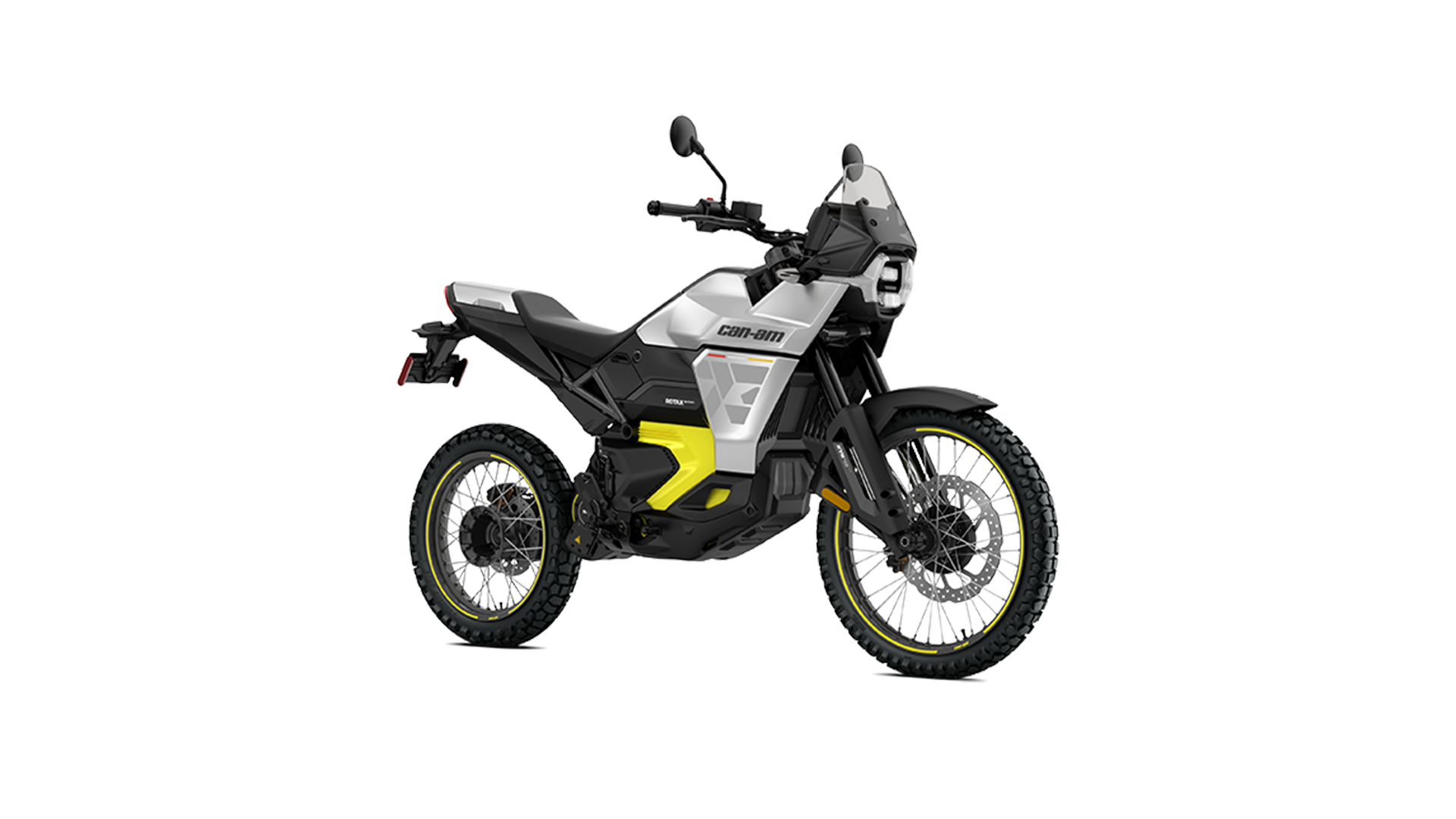 The all new 2025 dual-sport ev motorcycle : Can-Am Origin