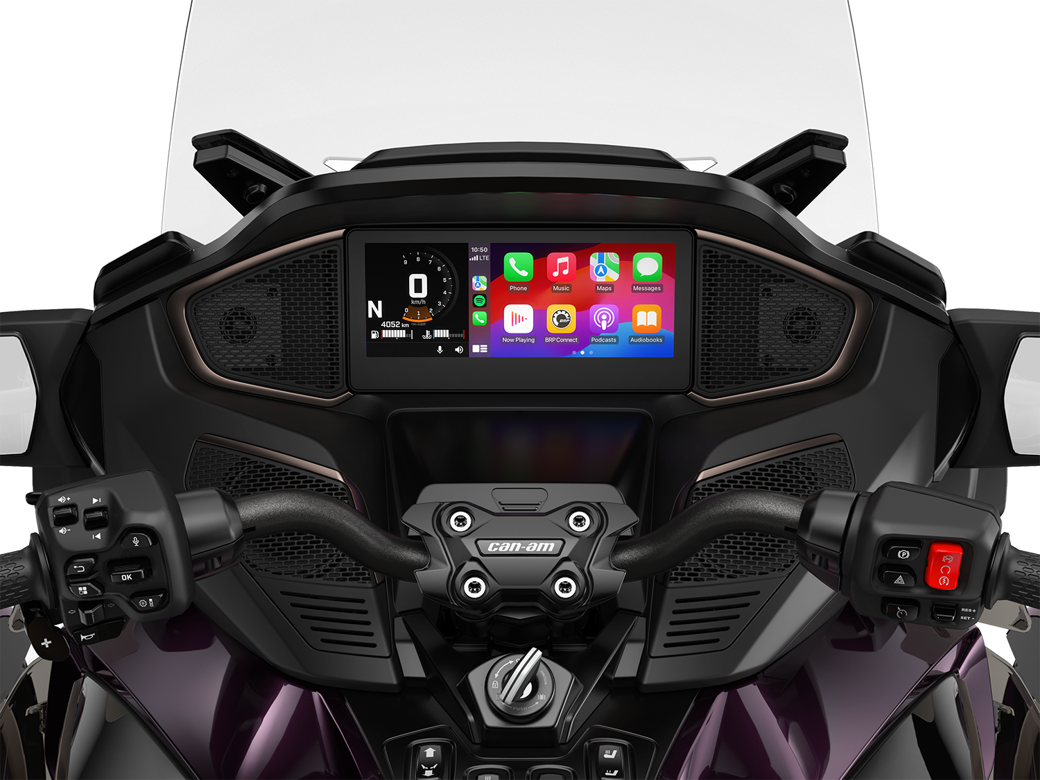 Écran tactile de 10,25 pouces, disponible sur tous les Can-Am Spyder 2025