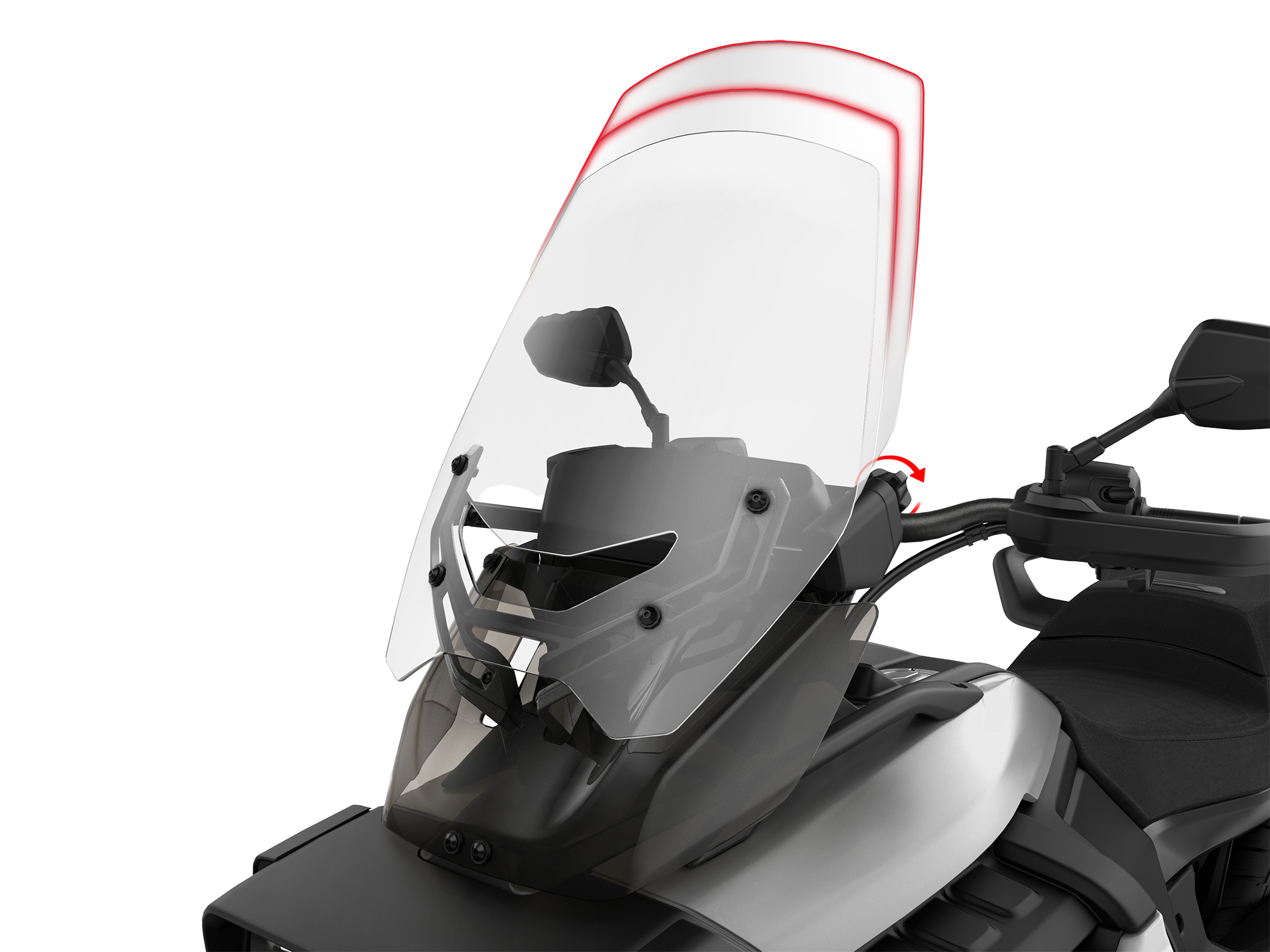 Can-Am Canyon Adjustable Windshield