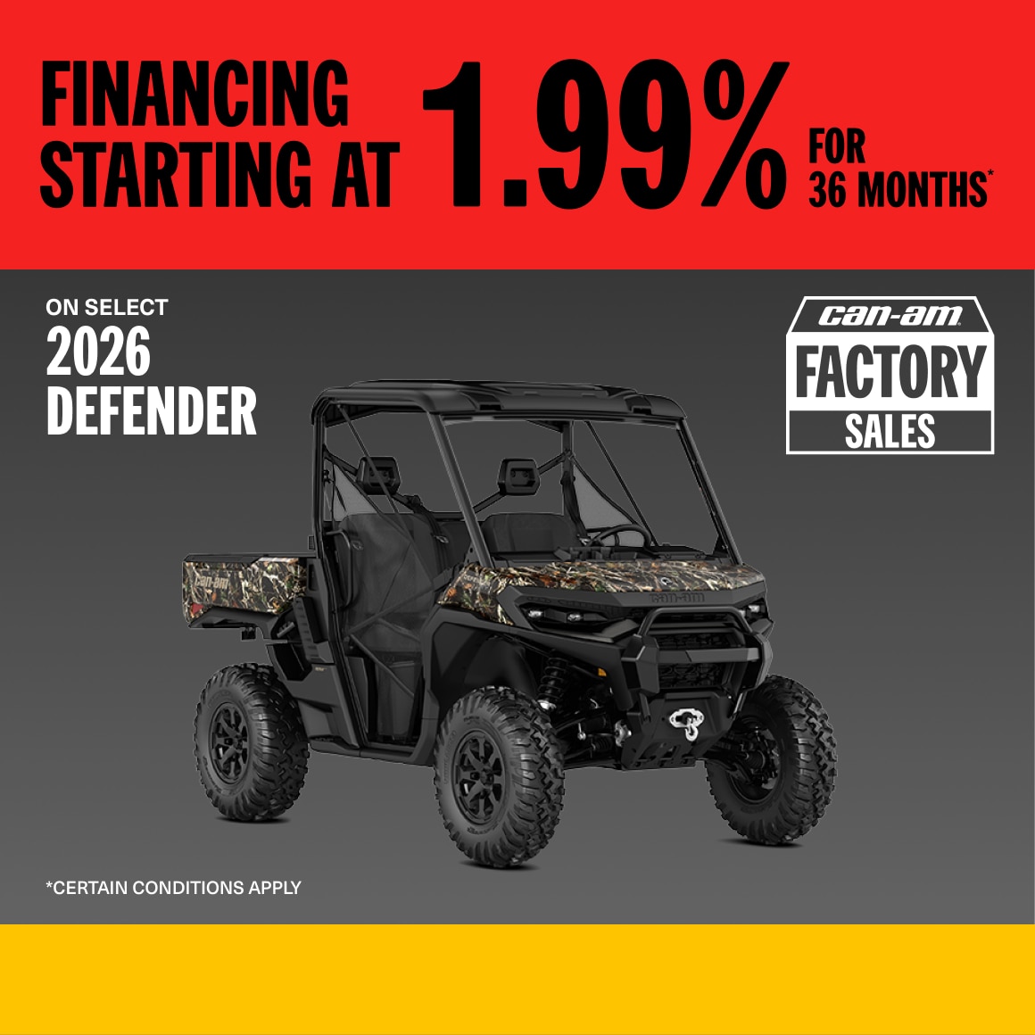 Can-Am Factory Sales