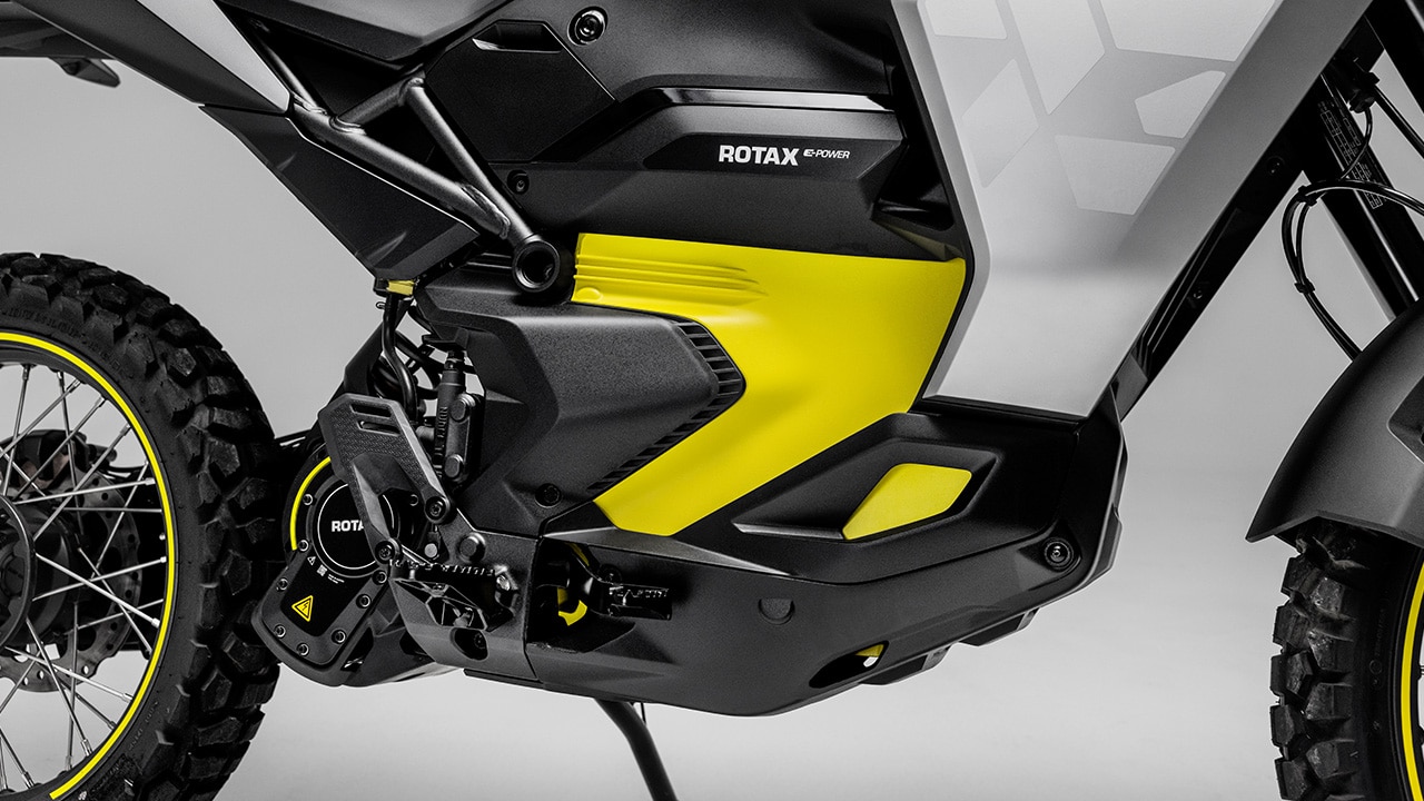 Rotax E available on a Can-Am electric motorcycle