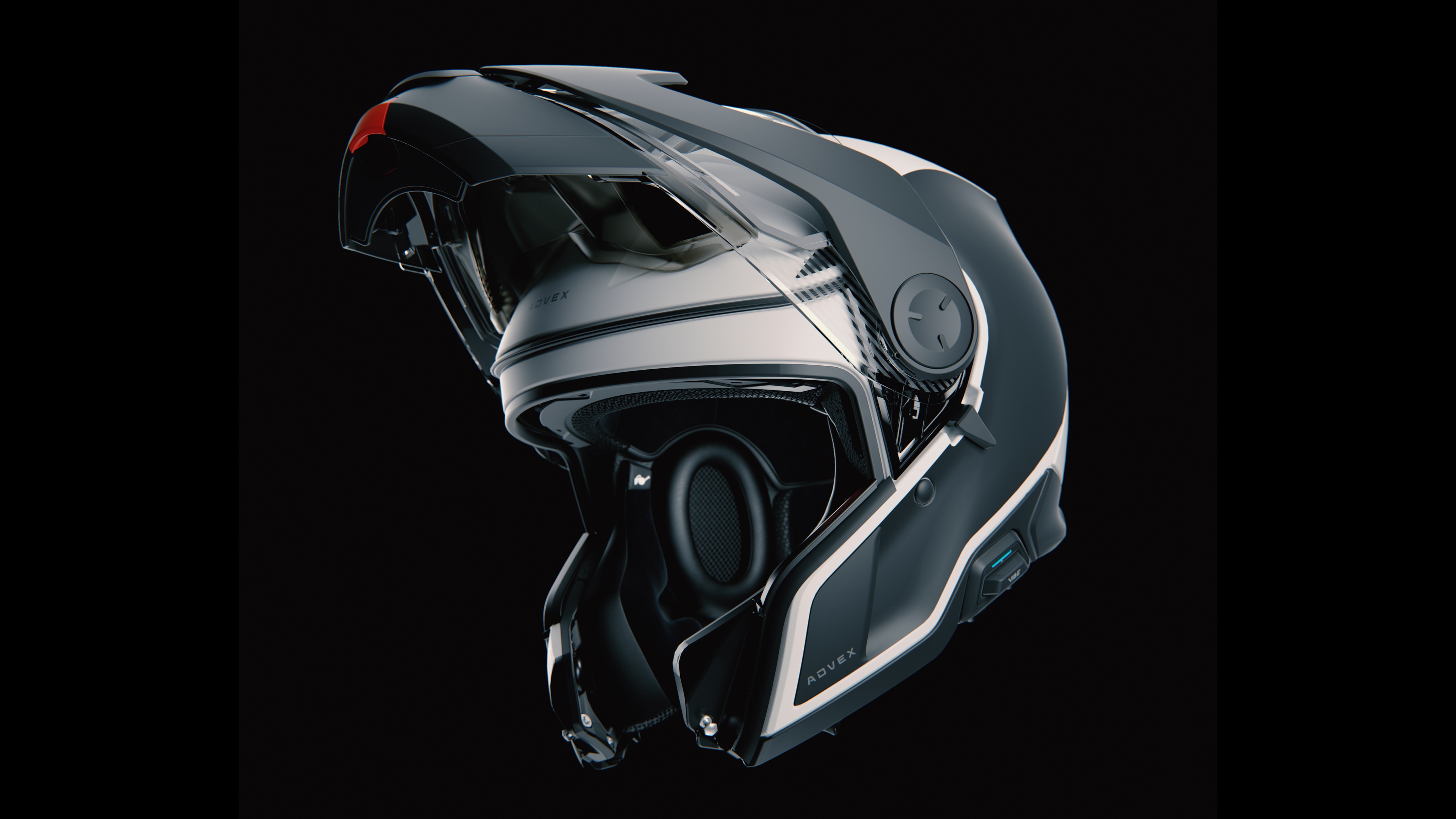 View of the new Advex helmet 