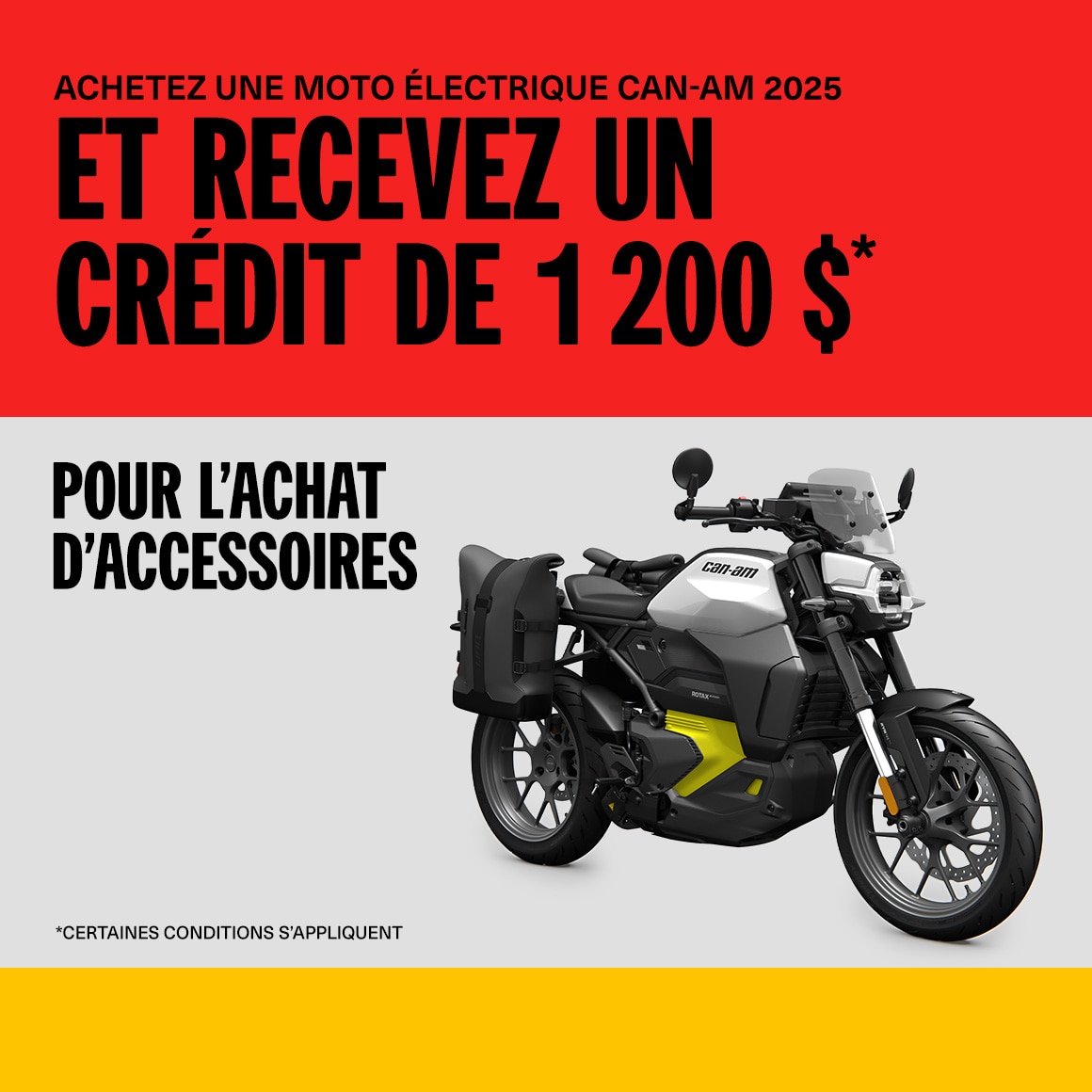 Can-Am Pulse 2025 équipé d’accessoires LinQ